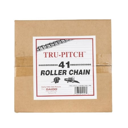 Tru-Pitch TRC41MD 0.5 in. x 10 ft. Roller Chain Steel 8838484