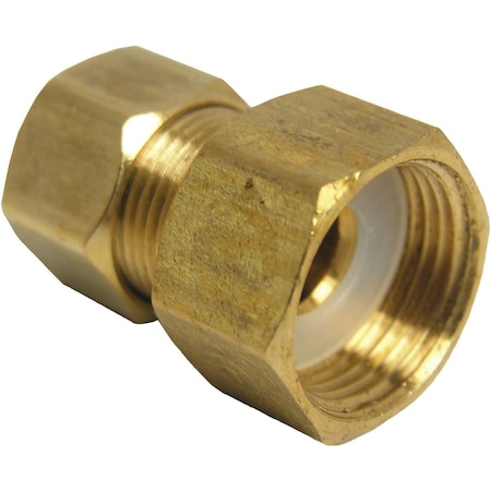 Westlake Pipe & Fittings 1/2'' FCx3/8'' MC Brass Compression Adapter 17-6761