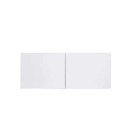Cambridge Radiance 30in.Wx12in.Dx12in.H Ready to Assemble Slab Wall Bridge Kitchen Cabinet in White Gloss SA-W3012-WG-KIT