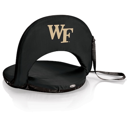Picnic Time Family Of Brands NCAA Wake Forest Demon Deacons Oniva Stadium Seat - Reclining Bleacher Seat with Back Support 626-00-179-614-0