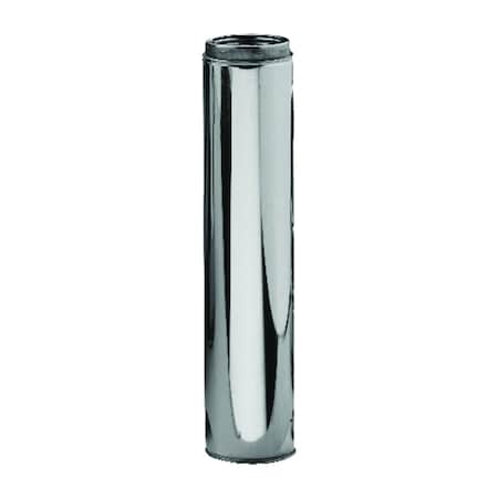 Selkirk 6 in. D X 48 in. L Stainless Steel Chimney Pipe 206148U