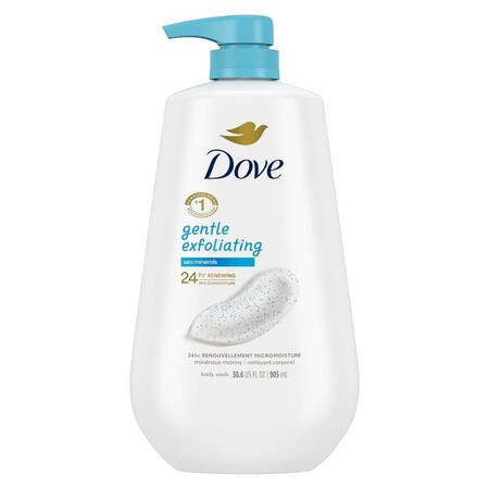 Dove Gentle Exfoliate with Sea Minerals Body Wash with Pump, 30.6 Ounce, 3PK 62681560