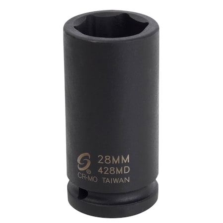 Sunex 3/4 in Drive 28Mm Deep Impact Socket 428MD