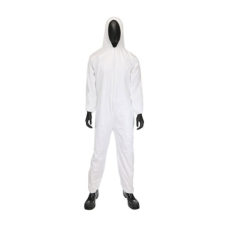 Pip Microporous Coverall with Hood, Elastic Wrist & Ankle 47 gsm, 25PK 3656/4XL