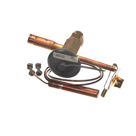 Hussmann Expansion Valve/TXV Kit, R404A, 1/2 - 1 Ton, 3/8in ODF Inlet x 1/2in ODF Outlet 0495704