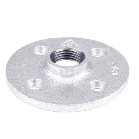 Stz Industries 1/2 in. FIP each Galvanized Malleable Iron Floor Flange 311UPF-12