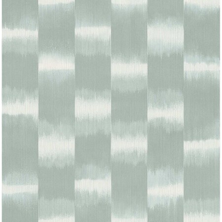 A-Street Prints Baldwin Teal Shibori Stripe Wallpaper 4141-27116