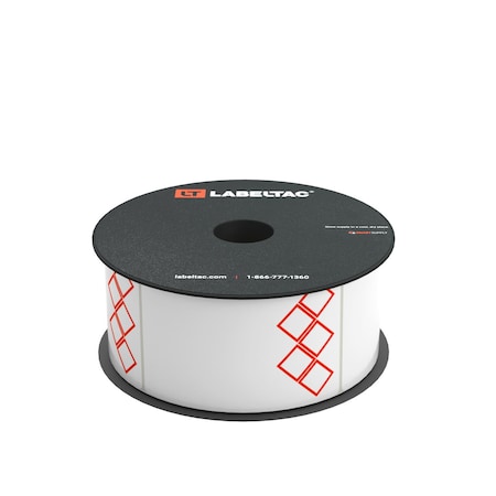 Labeltac GHS Die-Cut Labels, 4 and Pro Model 2in x 3in, 250 labels, 5 Diamond LT23GHS5-V2