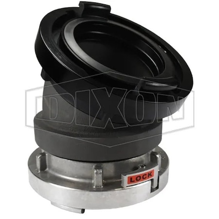 Dixon The Right Connection SSA30 Elbow Adapter, 5 in Nominal, Storz End Style, Forged Aluminum, Domestic SSA30-550