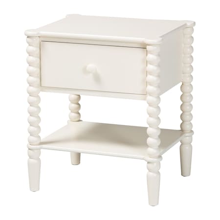 Baxton Studio Rimona Bobbin Wood End Table 267-14628-ZORO