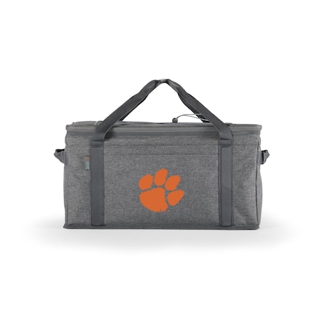 Picnic Time Family Of Brands NCAA Clemson Tigers 64 Can Collapsible Cooler, Large Insulated Soft Cooler Bag 716-00-105-104-0