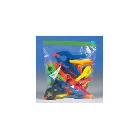 Bubblefast 250-8 x 7'' - 2.7 Mil Minigrip Slider Grip Reclosable Poly Bags, 250PK BFMGSG0807