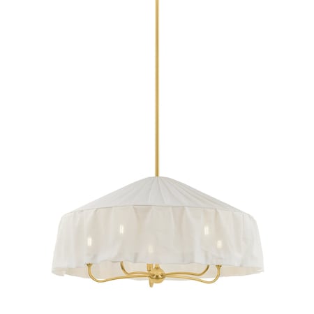 Mitzi 3 Light Clarisse Lantern Aged Brass/Soft Arctic Blue H1132703-AGB/SAO