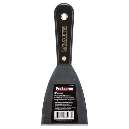 Prosource Wall Scraper, 3 in W Blade, HCS Flexible Blade 1060