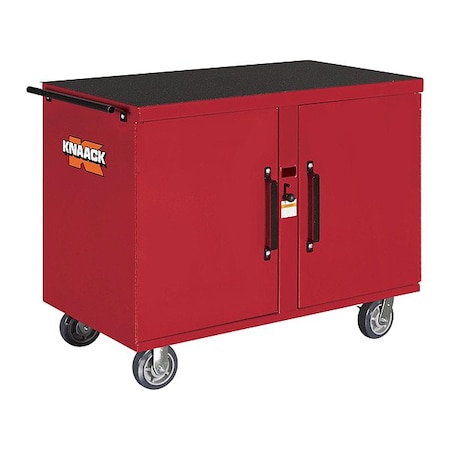 Knaack Chest-Style Jobsite Box, Red, 37 1/2 in. H 63-KL
