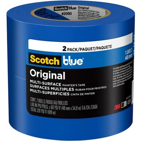 Scotch Blue 1.88 in. W X 60 yd L Blue Medium Strength Painter's Tape, 2PK 2090-48WC2
