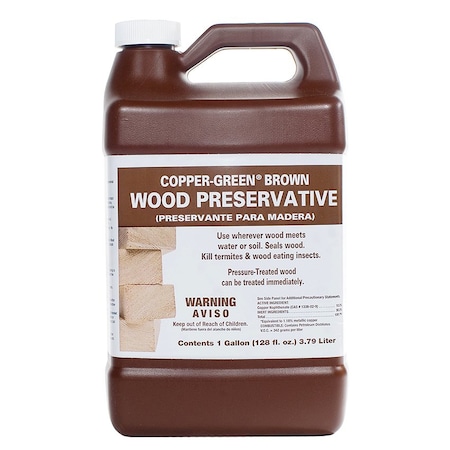 Green Products Co 1 Gal Green Products 33001 Brown Copper-Green Wood Preservative 33004