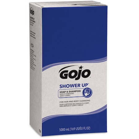 Gojo SHOWER UP Soap & Shampoo, 5000mL PRO TDX Refill, PK2 7530-02