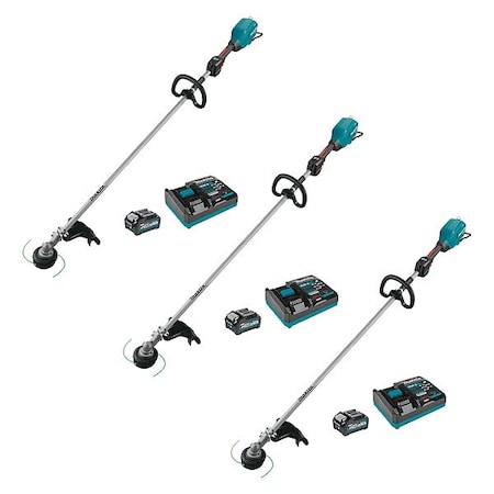 Makita Xgt Bl 17" String Trimmer Kit, 40V GRU04M1-3