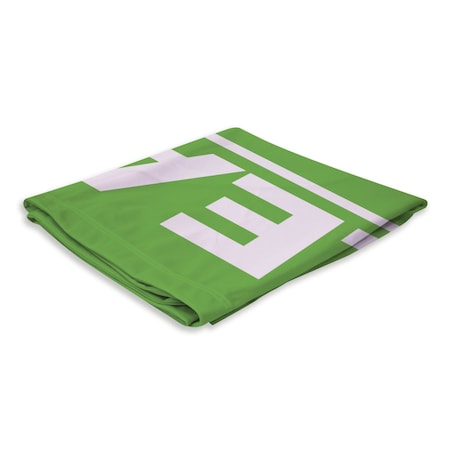 Showdown Displays 10.5 Ft Value Razor Sail Sign Single-Sided Graphic - Leasing Green 908112-008