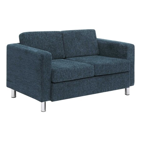 Office Star Products Pacific Love Seat, Navy PAC52-S76
