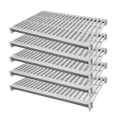 Cambro Shelf Kit, 36 in L, Speckled Gray EXSK2436V5480
