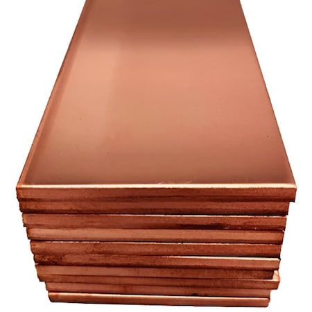 Southern Copper C18000 Beryllium Free Copper Plate/Sheet (Class 3) 3 in Thickness 12.0 in Width 48 in Length C18000PLT3000-12-48