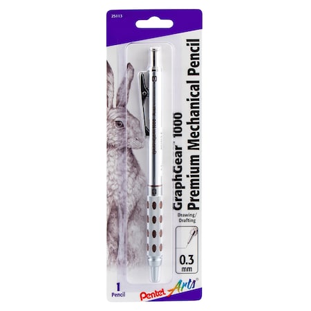 Pentel GraphGear 1000 Expert Mechanical Drafting Pencil (0.3mm) PG1013EPABP