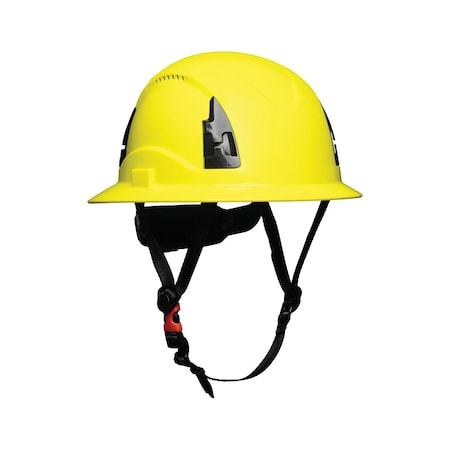 Malta Dynamics Safety Helmet, Acrylonitrile Butadiene Styrene (ABS), Ratchet, C, Yellow HHY4004