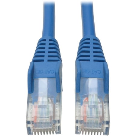 Eaton Tripp Lite Series Cat5e 350 MHz Snagless Molded UTP Ethernet Cable RJ45 M/M, PoE - Blue, 40 N001-040-BL