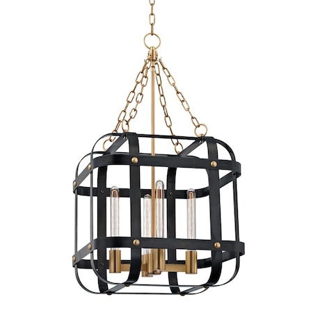 Hudson Valley Lighting Colchester 4 Light Pendant 19.75 In. Aged Old Bronze 6920-AOB
