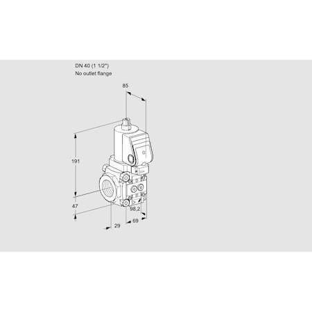 Honeywell Kromschroder VAS2T40/-N/NQGR KS88019165