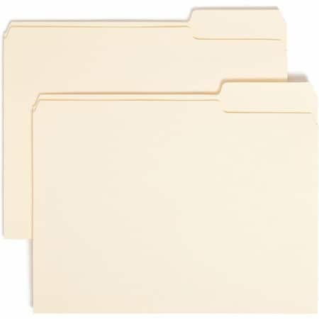 Smead File Folders, 1/3 Cut Third Position, One-Ply Top Tab, Letter, Manila, 100/Box 10333