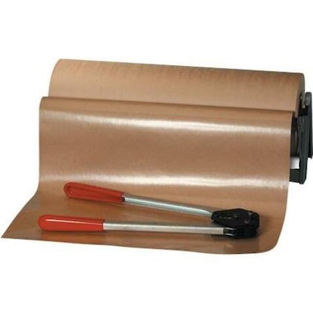 Partners Brand Poly Coated Kraft Paper Roll, 50 lb, 36" x 600', Kraft, 1 Roll KPPC3650