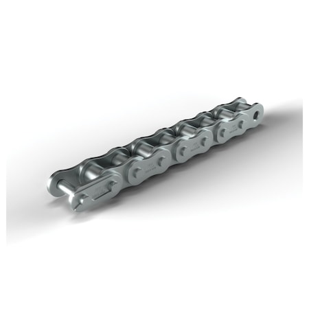 Hkk Chain Single Pitch Roller chain, 10 ft OAL, 5/8 P, 0.4 Dia x 3/8 in W Roller NR050R1A