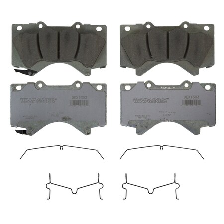 Wagner Brake OEX Front Disc Brake Pad Set Premium Ceramic,  OEX1303