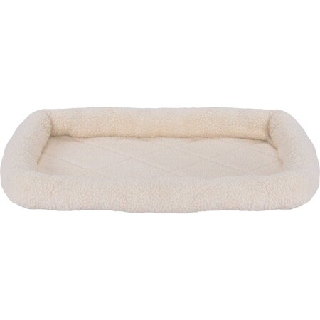 Furhaven Small Faux Lambswool Crate Bolster 39205053
