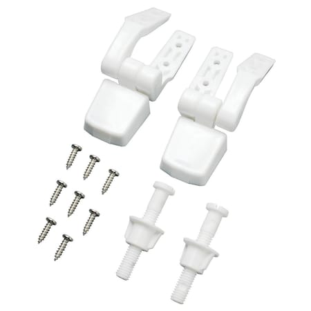 Do It Best Wht Plastic Top Mount Toilet Seat Hinge DIB835-34