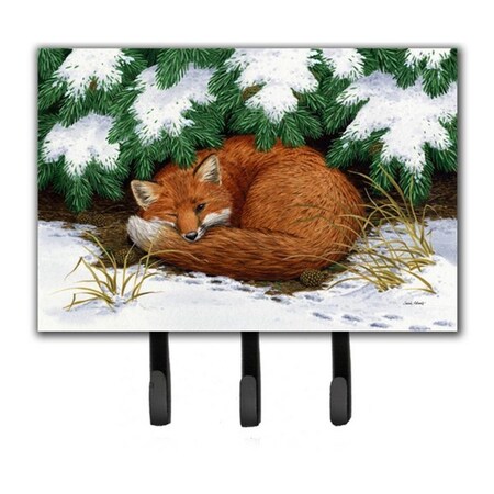 Carolines Treasures Naptime Fox Leash or Key Holder ASA2185TH68