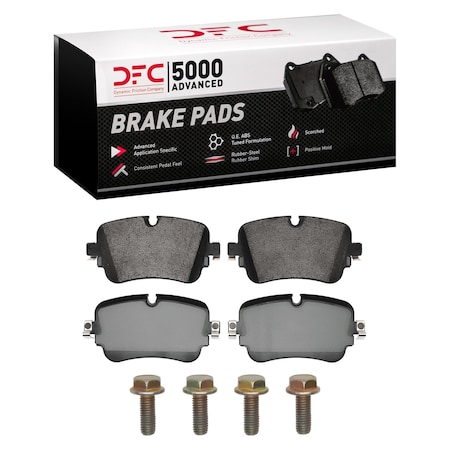 Dfc 5000 Euro Ceramic Disc Brake Pad Set,  1600-1895-01
