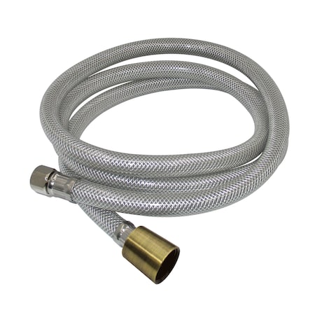 Kingston Brass KSSLSPR3K 60-Inch Kitchen Faucet Spray Hose, Matte Black/Antique Brass KSSLSPR3K