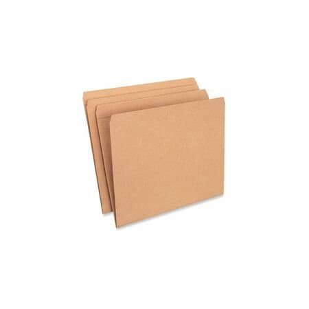 Universal File Folder 9-5/8" x 14-3/4", Straight Tab, Brown, 100PK UNV16130