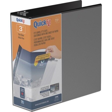 Stride Writing BINDER, 3in, BLK 88051