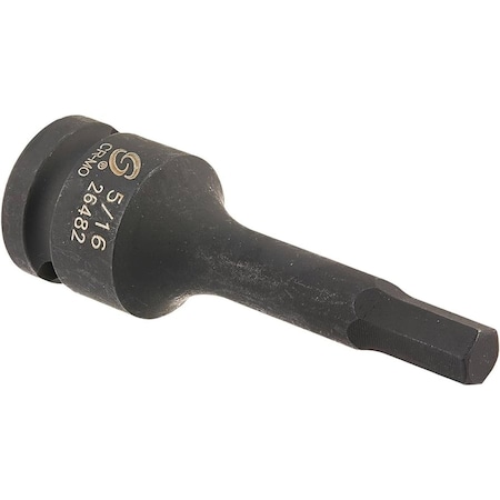 Sunex 1/2 in Drive 5/16 in Hex Impact Socket 26482