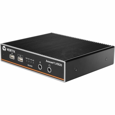 Vertiv AVOCENT LONGVIEW 5520 HIGH-PERFORMANCE KVM EXTENDER, RECEIVER, DUAL HEAD, 4K LV5520R-400
