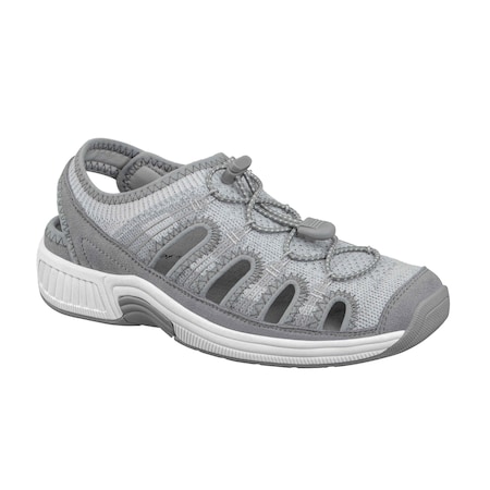 Orthofeet Laguna Womens Gray Sandal, Size 9.5 807