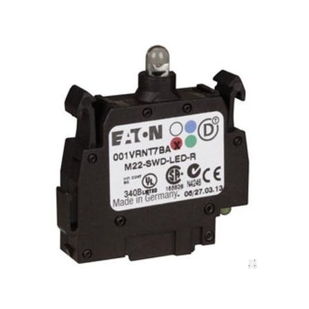 Eaton Pushbutton/Pilot Light/Selector Switch Accy M22-SWD-LED-R
