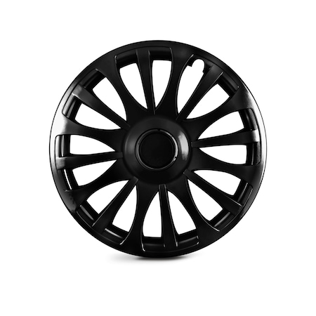 Altertrim 16 in Univ Hubcaps for steel whls, Snap-On, (Blk Lacq), 4PK CHB-5081-BL-16