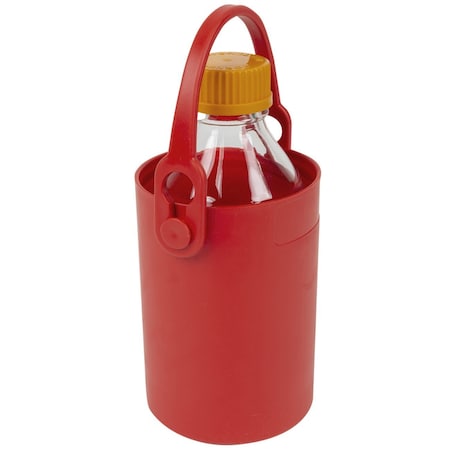 Heathrow Scientific Safety Bottle Carrier, 4.5 L, Red 400751R