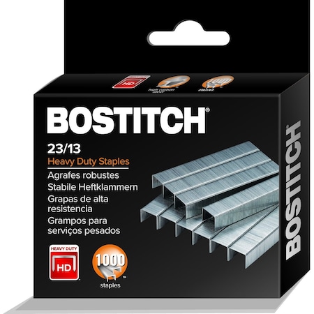 Bostitch Heavy Duty 23/13 Staples, 100 Sheet Capacity (Box of 1,000) 1913
